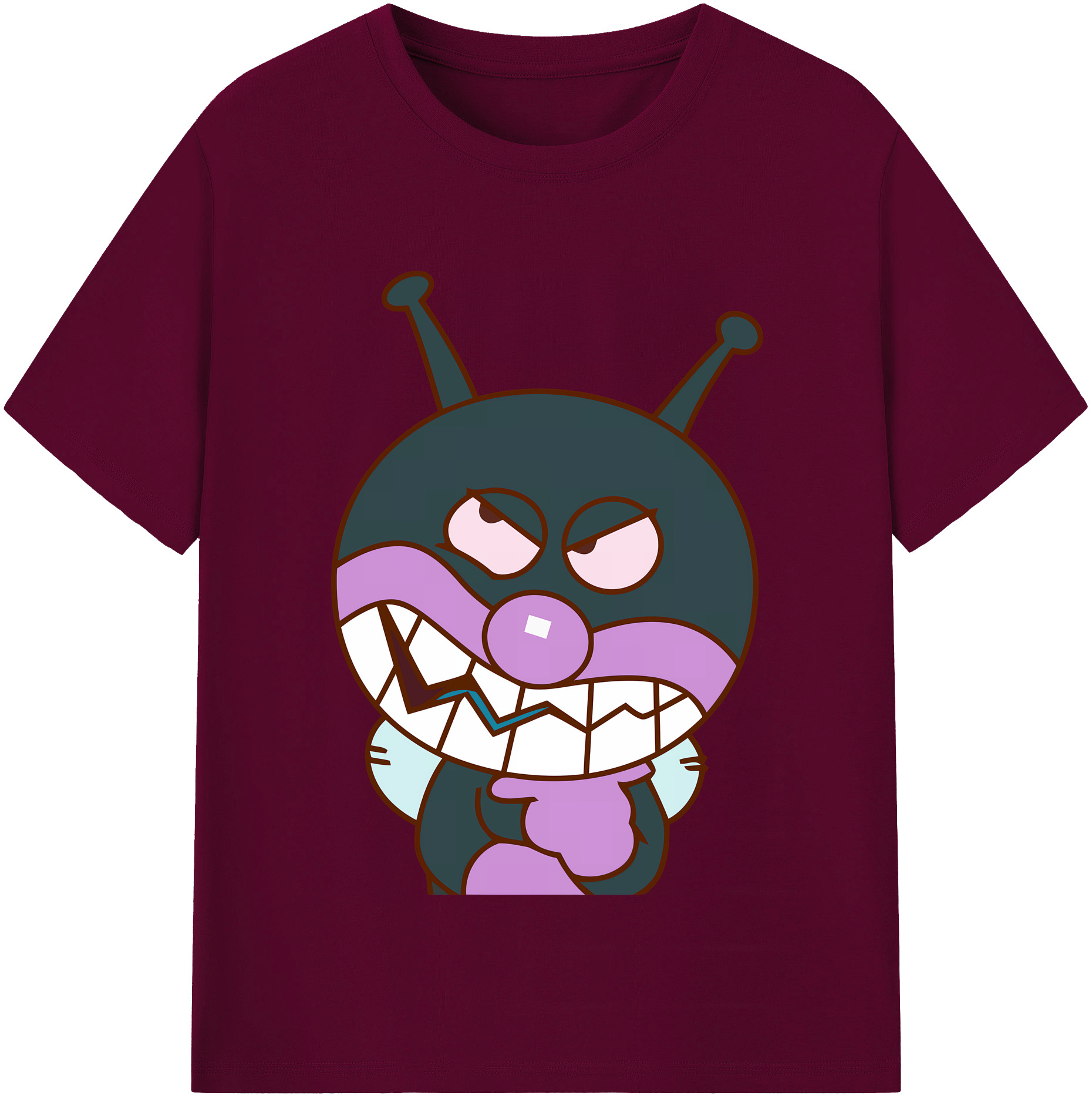 （画像用） アンパンマン Anpanman レディースカジュアルプリントTシャツ（綿100％）